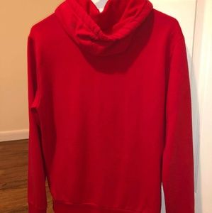 Mens Red express Hoddie size small